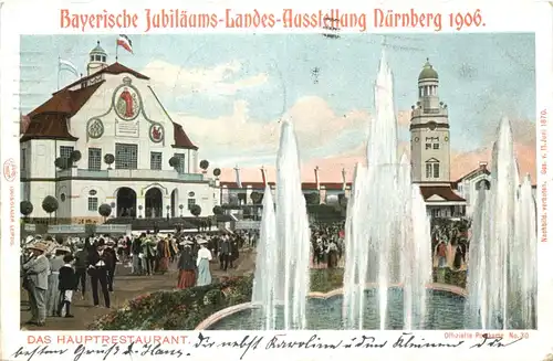 Nürnberg - Bayerische Jubiläums Landes Ausstellung 1906 -674364