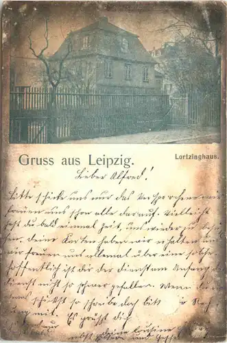 Gruss aus Leipzig - Lortzinghaus -674934