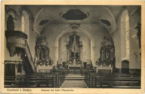 Gurtweil in Baden - Kath Pfarrkirche -674778