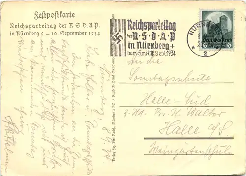 Reichsparteitag Nürnberg 1934 - 3. Reich -675226