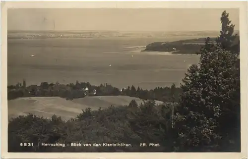 Herrsching am Ammersee, Blick von den Kientalhöhen -545670