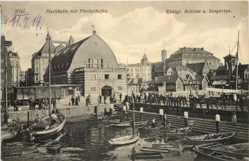 Kiel - Fischhalle mit Fischerhafen -675134