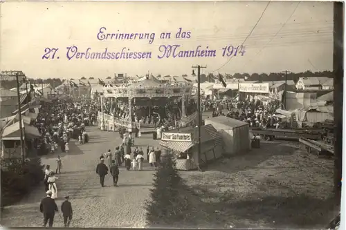 Mannheim - Erinnerung an das 27. Verbandsschiessen 1914 -675132