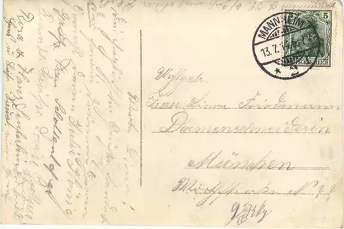 Mannheim - Erinnerung an das 27. Verbandsschiessen 1914 -675132