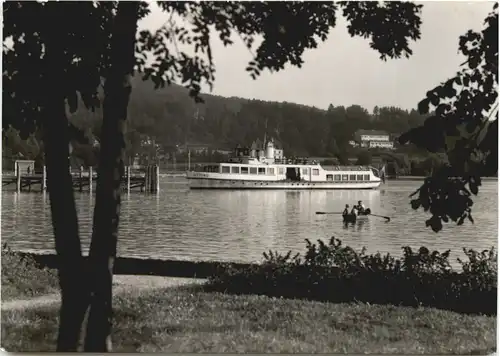 Herrsching am Ammersee, Blick aus dem Kurpark -545710