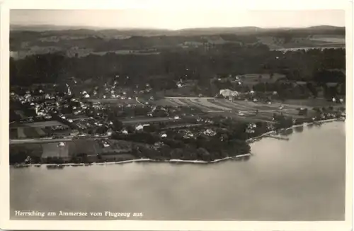 Herrsching am Ammersee vom Flugzeug aus -545750