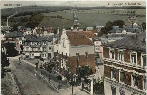 Gruss aus Olbernhau - Bahnhofstrasse -674884