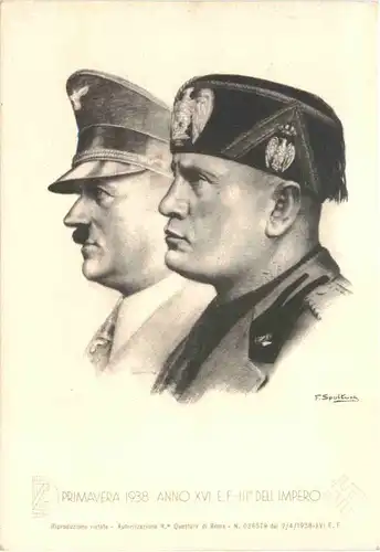 Adolf Hitler - Mussolini 1938 -675232