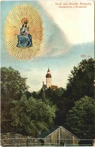 Andechs, Kloster, Grüsse -545946