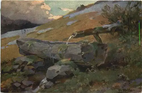 Künstler Ak Fr. Reiss - Schwarzwald Quellen -675068