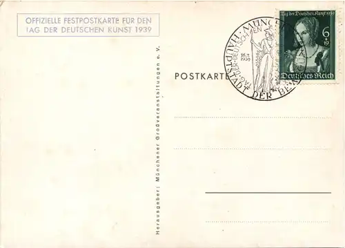 Tag der Deutschen Kunst München 1939 - 3. Reich -675210