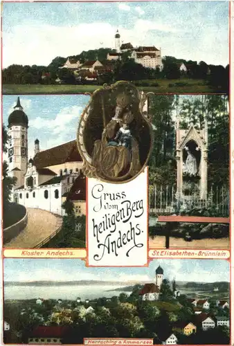 Andechs, Kloster, Grüsse, Heiliger Berg -545936