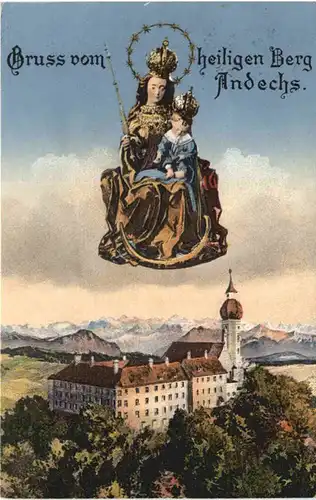 Andechs, Kloster, Grüsse, Heiliger Berg -545938