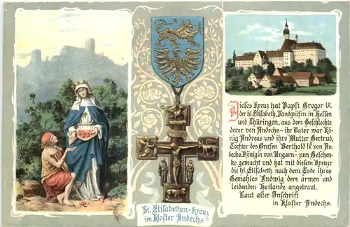 Andechs, Kloster, St. Elisabethen-Kreuz -546016