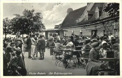 Andechs, Kloster, Bräuhausgarten -546064