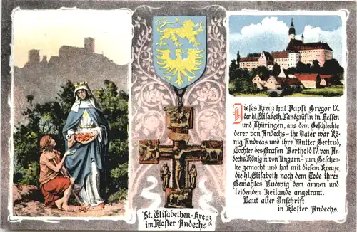 Andechs, Kloster, St. Elisabethen-Kreuz -546018