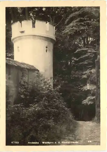 Andechs, Wartturm a.d. Klostermauer -546164