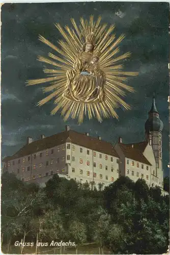 Andechs, Kloster, Grüsse -545942