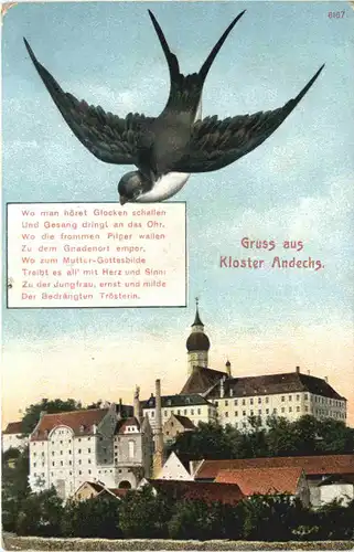 Andechs, Kloster, Grüsse -545932