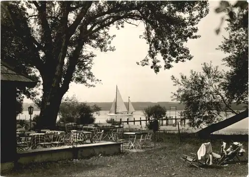 Herrsching am Ammersee, Blick vom Cafe Seewinkel -546492