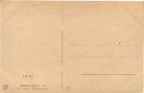 Künstler Ak Edw. Cucuel - Waldnymphenn -675474