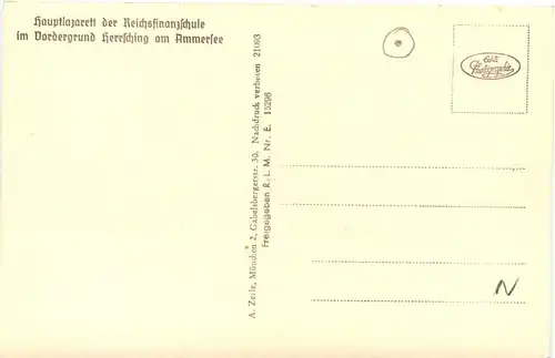 Herrsching am Ammersee, Reichsfinanzschule -546480