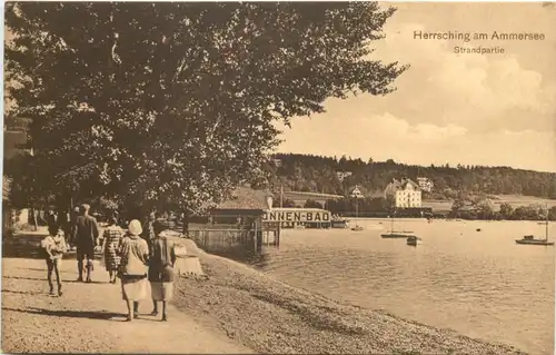 Herrsching am Ammersee, Strandpartie -546774