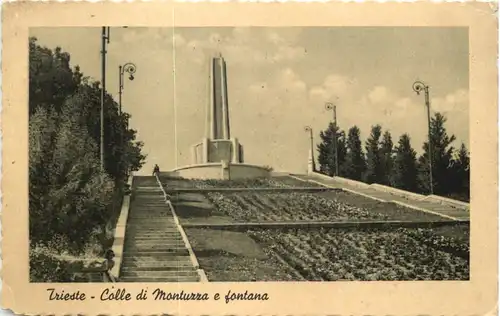 Trieste - Colle di Montuzza e fontana -675366