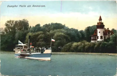 Herrsching am Ammersee, Dampfer Marie -546848