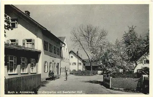 Buch am Ammersee - Strassenpartie mit Seefelder Hofer -675748