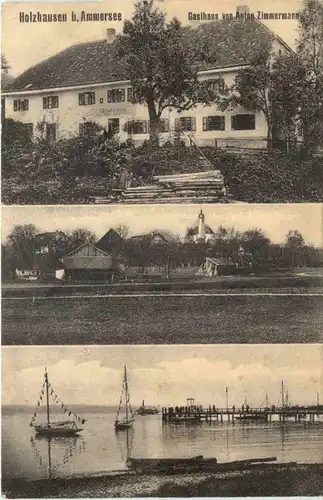 Holzhausen bei Utting am Ammersee - Gasthaus von Anton Zimmermann -675788