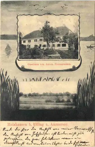 Holzhausen bei Utting am Ammersee - Gasthaus von Anton Zimmermann -675786