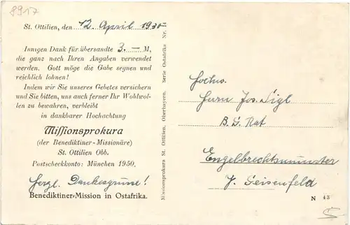 DOA - Benediktinermissionäre von St. Ottilien - Jagd -676020