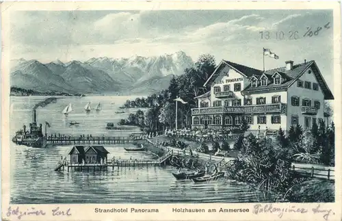 Holzhausen bei Utting am Ammersee - Strandhotel Panorama -675790