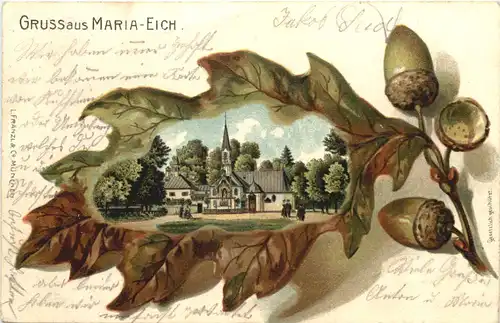 Gruss aus Maria Eich - Planegg - Litho -676090