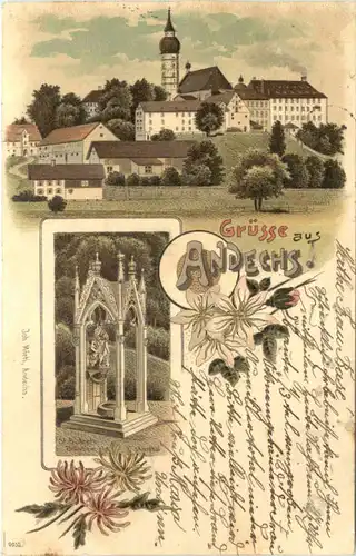 Gruss aus Andechs - Litho -676600