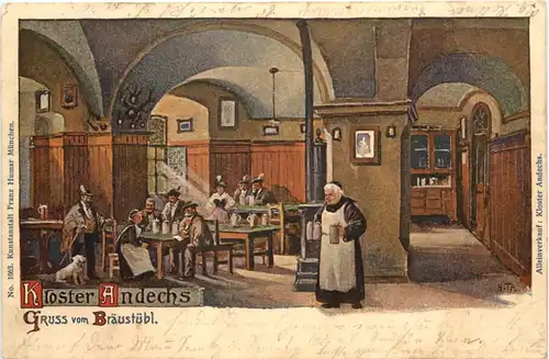 Bräustübel Andechs - Litho -676660