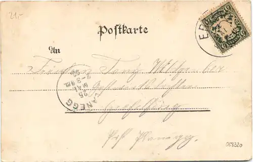 Gruss vom Kloster Andechs - Litho -676544