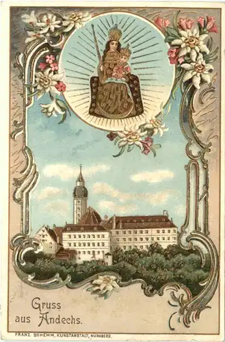 Gruss aus Andechs - Litho -676622