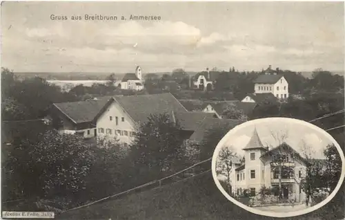 Gruss aus Breitbrunn am Ammersee - Künstler AK Eugen Felle -676890