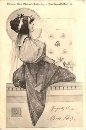 Künstler Ak - Renaissance Postkarte -677172