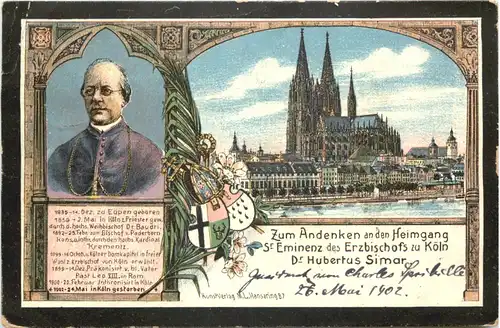 Köln - Heimgang Erzbischof Hubertus Simar -677358