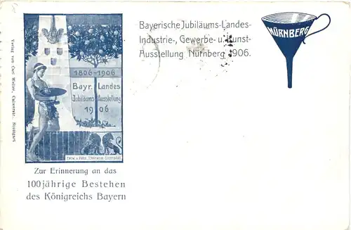 Nürnberg - Landes Ausstellung 1906 - Privatganzsache -677544