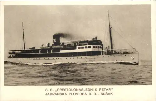 Dampfer SS Prestolonaslednik Petar -677216