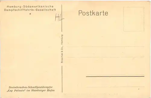 Dreischrauben Schnellpostdampfer Cap Polonio -677538