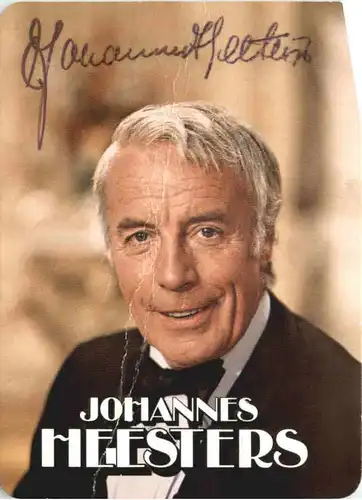 Schauspieler Johannes Heesters mit Autogramm -677598