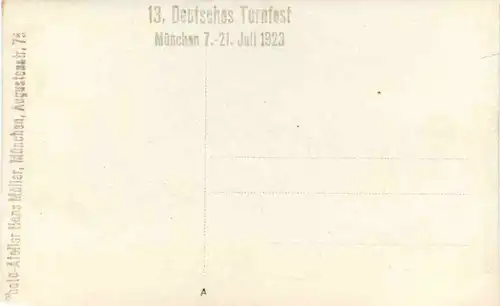 München - Deutsches Turnfest 1923 -677744