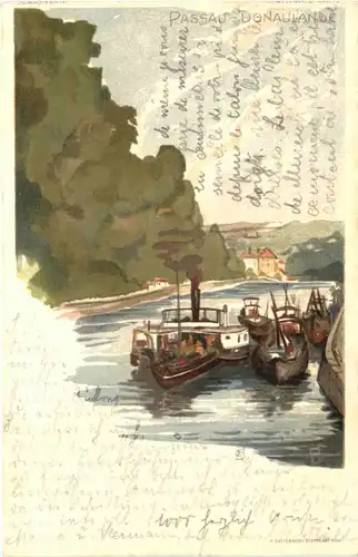 Passau-Donaulände - Litho -677302