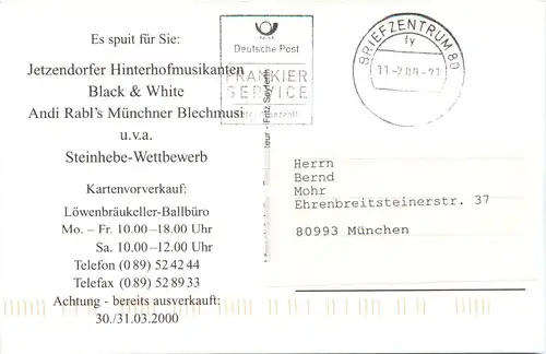 München - Starkbierfest 2000 -677878