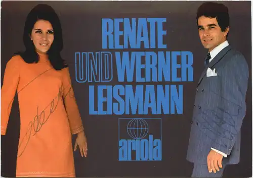 Renate und Werner Leismann mit Autogramm -677770
